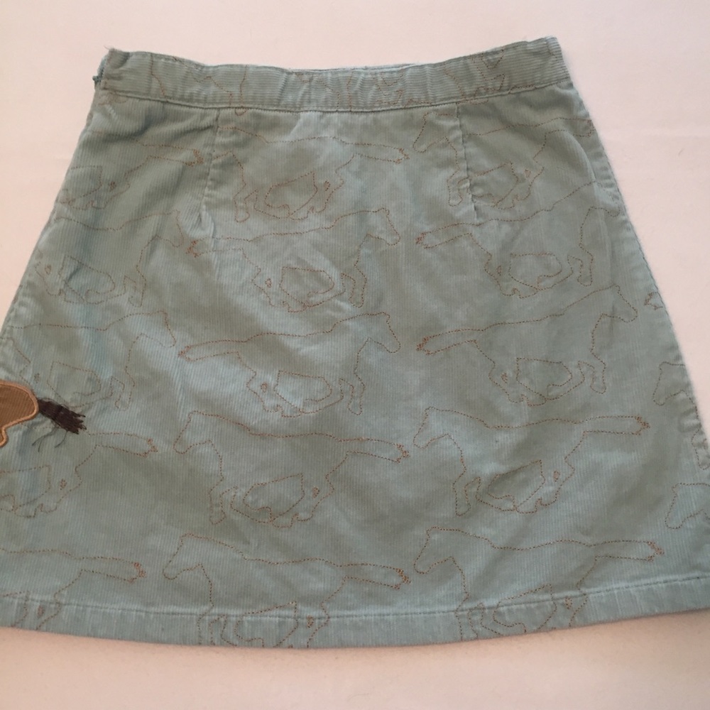 Lands End Corduroy Horse Skirt. size 12 - Picture 7 of 7